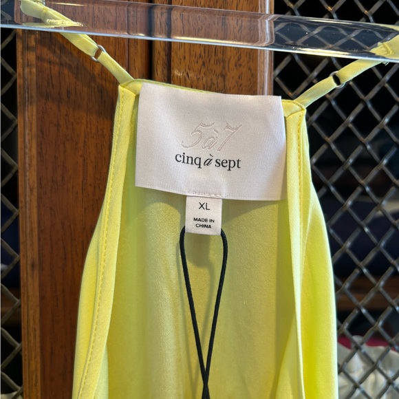 Cinq à Sept Janet Top XL Yellow - Picture 4 of 8
